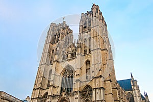 St. Michael and St. Gudula Cathedral in Brussels, Belgium