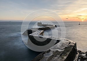 St Monans Breakwater Pier, Fife Scotland