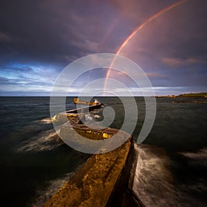 St Monans rainbow