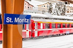 St. Moritz Train Station