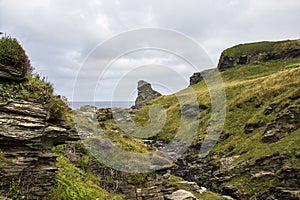 St Nectan`s Glen - Beautiful view of the mountains