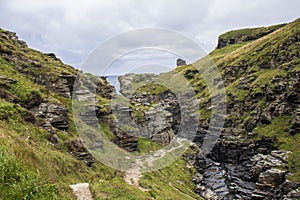 St Nectan`s Glen - Beautiful view of the mountains