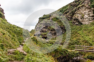 St Nectan\'s Waterfall Tintagel Trevillet River