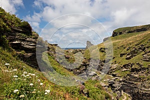 St Nectan\'s Waterfall Tintagel Trevillet River