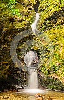 St Nectans Glenn waterfall