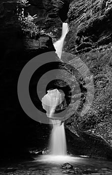 St Nectans Glenn waterfall