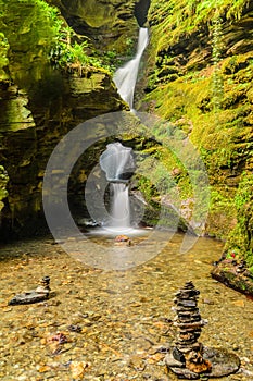 St Nectans Glenn waterfall