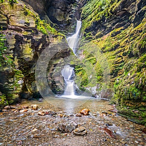 St Nectans Kieve waterfall