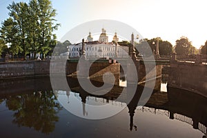 St. Nicholas Cathedral in St. Petersburg, Russia