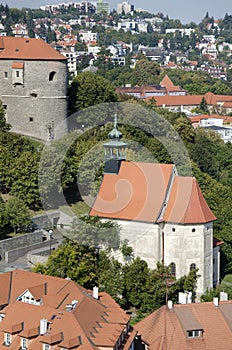 The st. Nicholas church in Bratislava