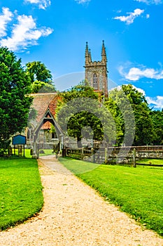 St Nicholas Church in Chawton, Hampshire, England