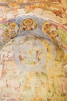 St.Nicholas Church in Demre. It`s noted for its remarkable ceiling frescoes!