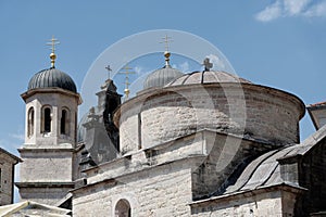St. Nicholas Church Domes in Kotor, Montenegro