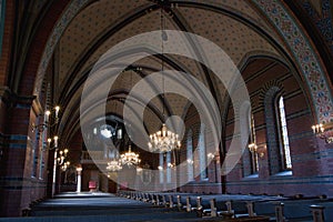 St. Nicholas` Church. Interier 3, organ -Trelleborg