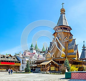 The St Nicholas Church in Izmailovo