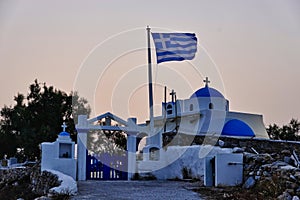 St Nicholas Church, Koufonisia Greek Island, Greece