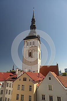 St. Nicholas` Church and Museum in Old Town Tallinn Estonia