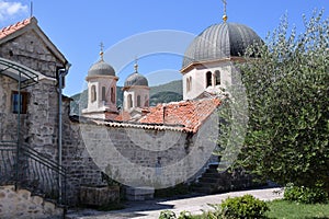 St. Nicholas Church at the North Gate of Kotor old town in Montenegro