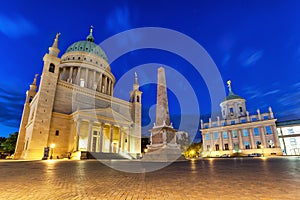 St. Nicholas Church and old city hall in Potsdam