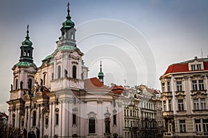 St. Nicholas Church, Old Town Square in the Czech Republic