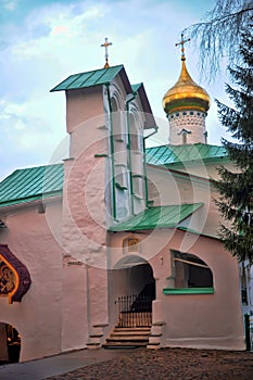 St. Nicholas Church of the Pskov-caves monastery.