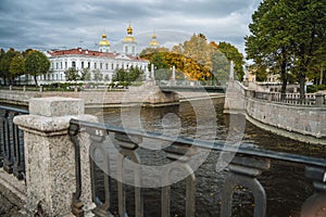 St Nicholas Naval Cathedral, St Petersburg, Russia.