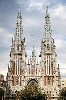 St Nicholas Roman Catholic Cathedral in Kiev, Ukraine