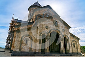 St.Nino`s church in Monastery of St. Nino at Bodbe. Sighnaghi. Georgia
