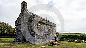 St Nons Head Chapel Pembrokeshire South Wales