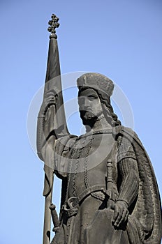 St. Norbert statue on Charles Bridge