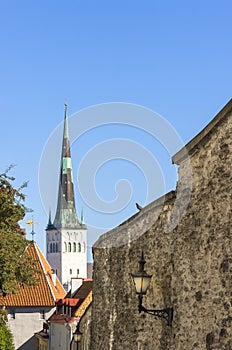 St Olaf church in Tallinn, Estonia