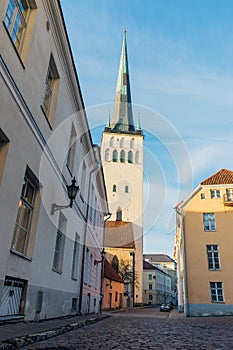 St Olaf`s Church in Tallinn, Estonia