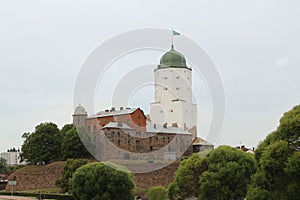 St. Olafs Castle in Vyborg. Russia.