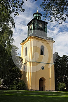 St Olai church's bell clock tower. Norrkoping. Sweden