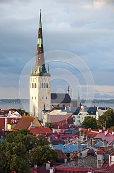 St. Olav`s Church Oleviste kirik, Tallinn, Estonia