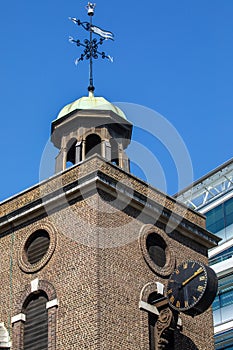 St Olaves Church on Hart Street in London, UK