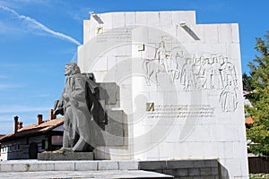 St Paisius of Hilendar Monument in Bansko