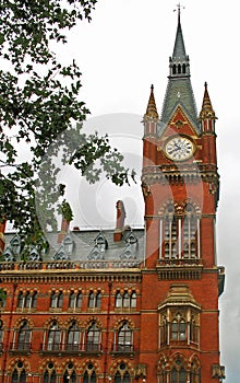 St Pancras railway station clocktower photo