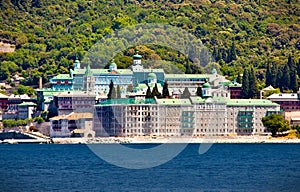 St. Pantaleon monastery at Mount Athos, Greece.