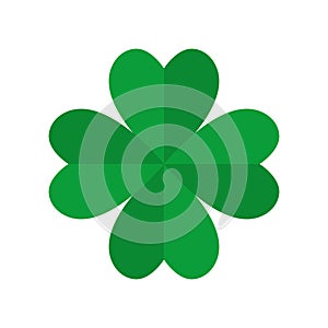 St patrick clover leaf