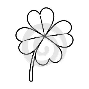 St patrick clover leaf
