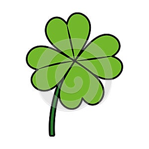 St patrick clover leaf