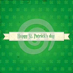 St. Patrick day card