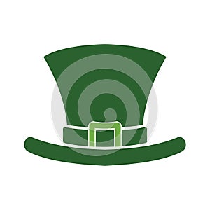 St patrick day hat. Vector illustration decorative background design