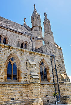 St. Patrick's Basilica: Limestone and Flying Buttresses