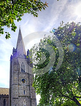 St. Patrick`s Cathedral in Dublin, Ireland