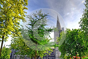 St. Patrick`s Cathedral in Dublin, Ireland