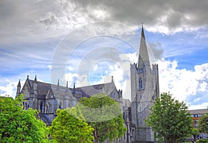 St. Patrick`s Cathedral in Dublin, Ireland