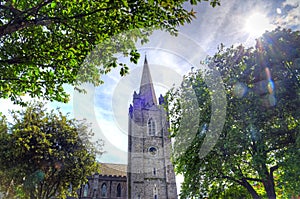 St. Patrick`s Cathedral in Dublin, Ireland