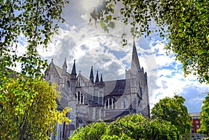 St. Patrick`s Cathedral in Dublin, Ireland